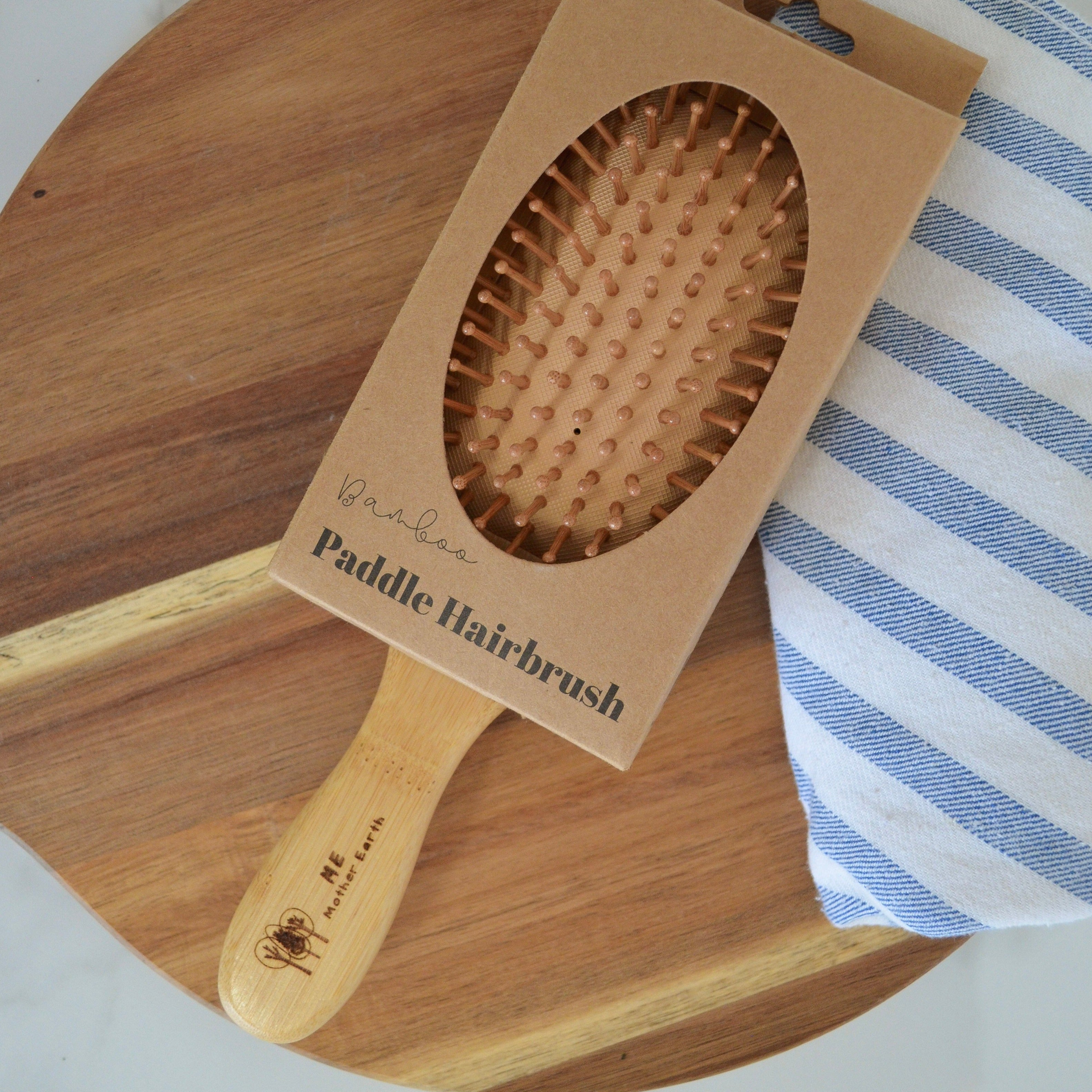 Bamboo Paddle Hairbrush