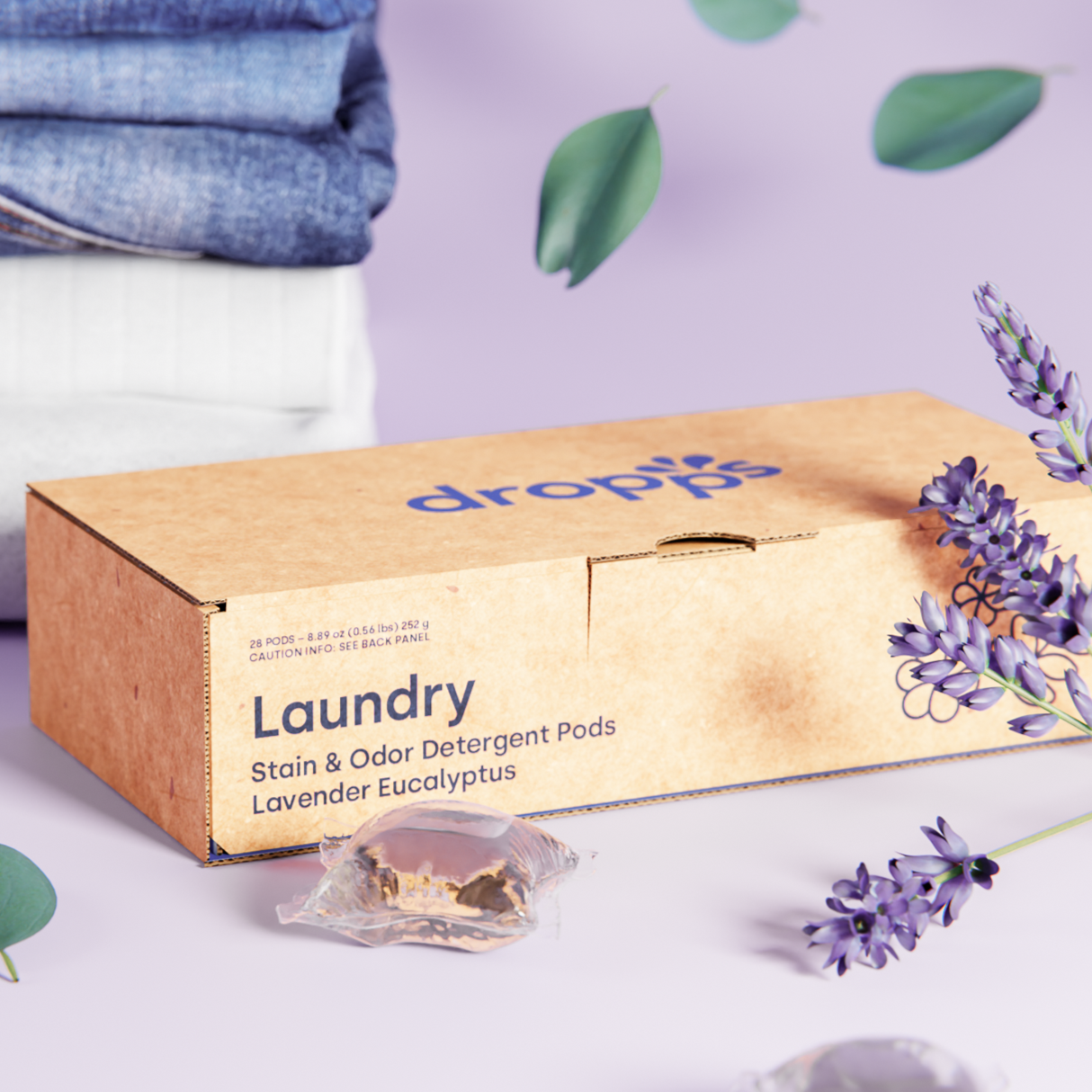 Lavender Eucalyptus Stain & Odor Laundry Detergent Pods