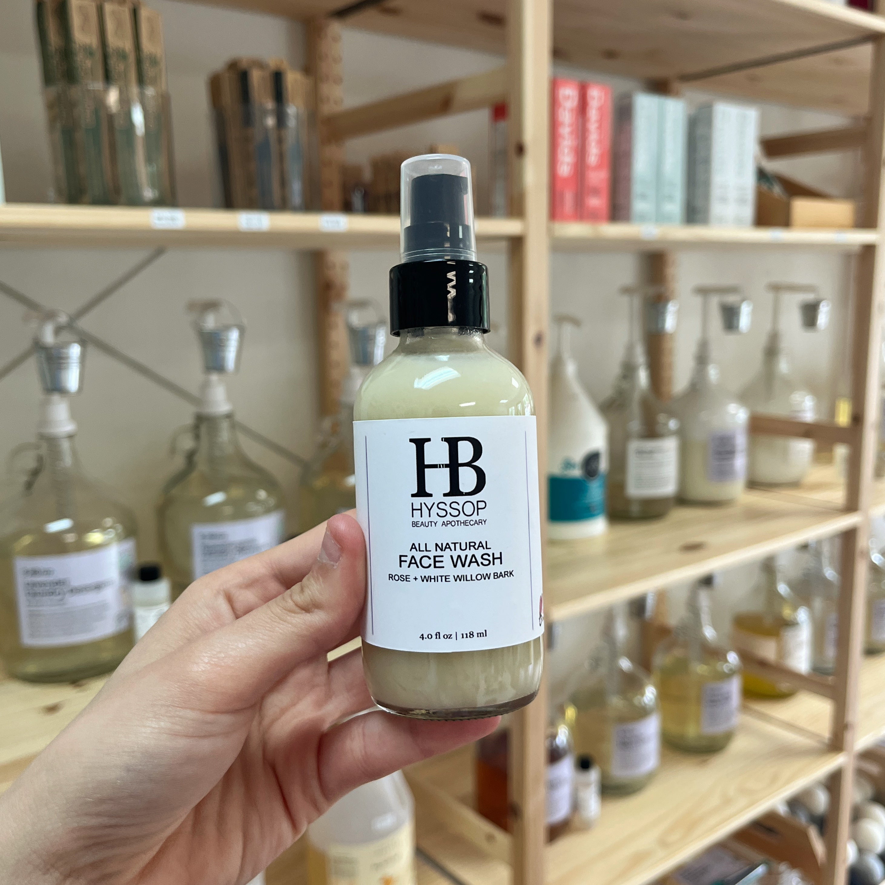 Rose & White Willow Bark Face Wash | Hyssop Beauty Apothecary