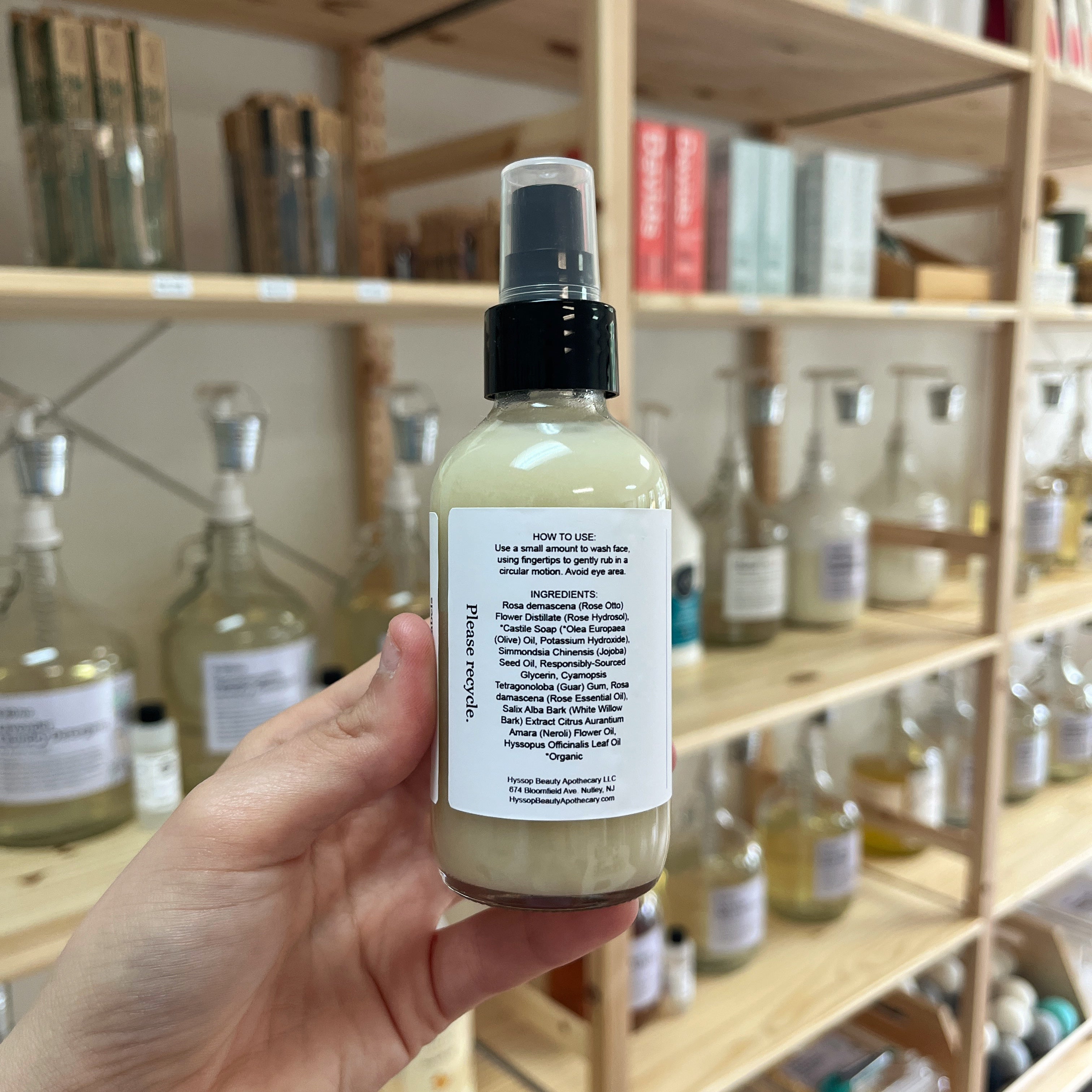 Rose & White Willow Bark Face Wash | Hyssop Beauty Apothecary